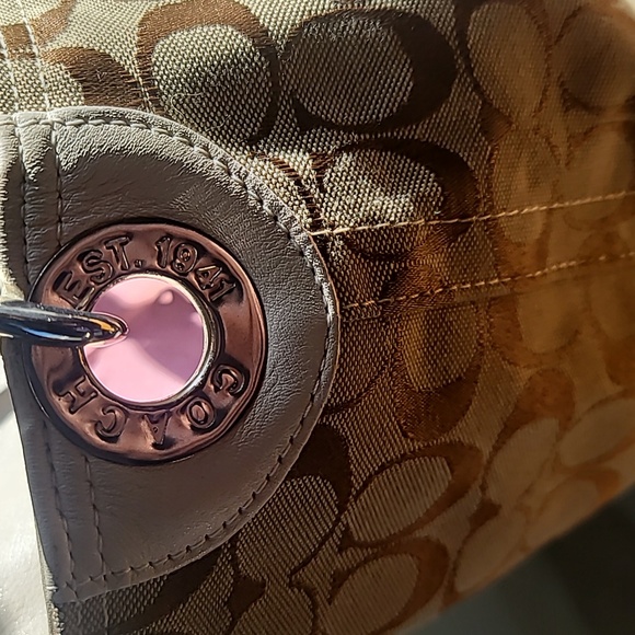 Coach Signature Y2K Patchwork Handbag - Picture 5 of 13